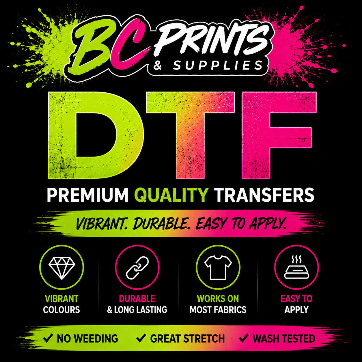 DTF for apparel