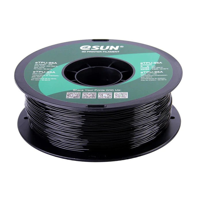 eSun TPU 95A Flexible 3D Print Filament 1.75mm 1kg - BC Prints & Supplies